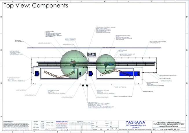 Yaskawa, dual robot weld cell, 45 lb payload, 123" horizontal reach, 221" vertical reach, 2023 - Image 10