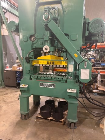 60 Ton, Bruderer #BSTA-60H, High-Speed Precision Stamping Press, 300-1500 SPM, 440 Volts, 1996 - Image 1