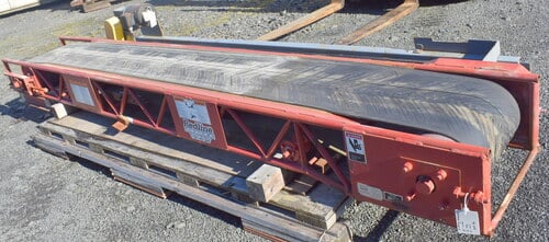 18" wide x 12' long, Red Line Systems #SD-2-12, Troughing Belt Conveyor, Truss type frame, 1 HP, 208-230/460 - Image 1
