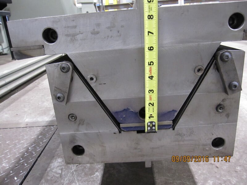 Press Brake Open Hat Die Set, 3-5/8" & 5-1/2" x 144" long - Image 3