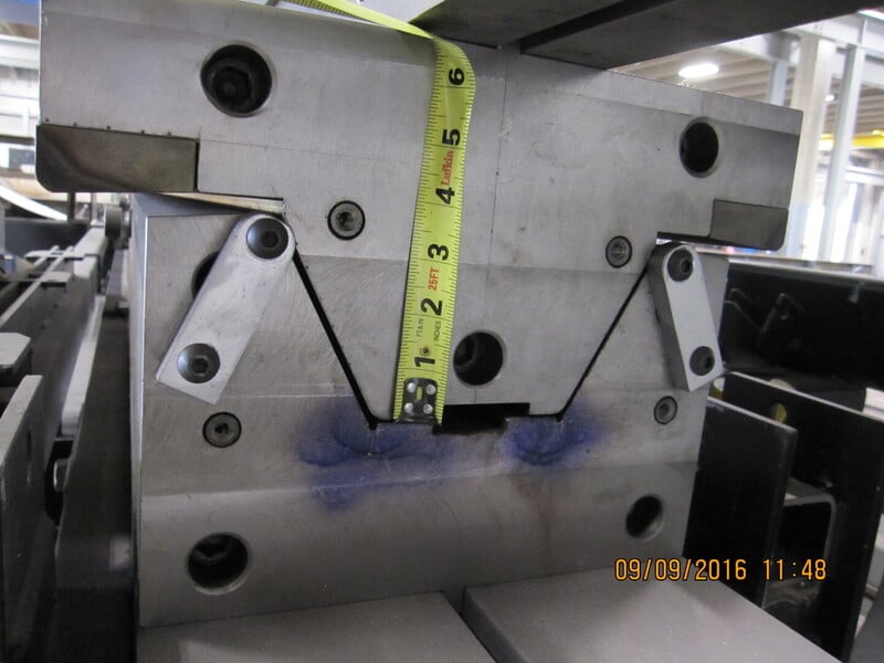 Press Brake Open Hat Die Set, 3-5/8" & 5-1/2" x 144" long - Image 4