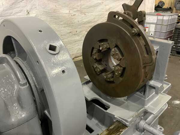 8-5/8" Landis, receding die pipe threader, cut-off, reaming attachment, coolant pump, 10 HP - Image 3