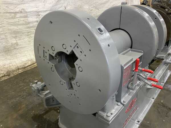 8-5/8" Landis, receding die pipe threader, cut-off, reaming attachment, coolant pump, 10 HP - Image 5