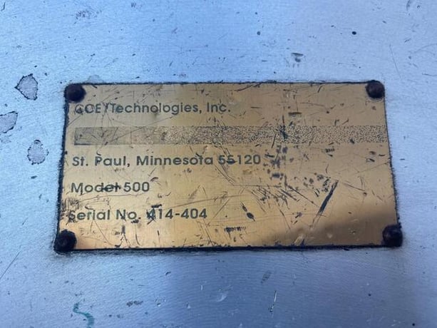 Aveka CCE Technologies #500, Centrifugal Air Classifier, 10 HP motor, 3525 RPM - Image 3