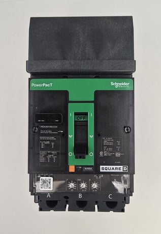 100 Amps, Square D, HGA36100U33X, PowerPact Circuit Breaker, 3 Pole, 600 Volts, 65kA - Image 2