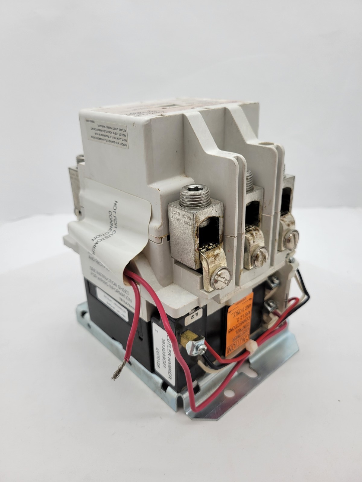 Cutler-Hammer A202K4CAM, AC Lighting Contactor, 200A, 3P, 60 Volts, 120/110 Volts, Coil Model M - Image 8