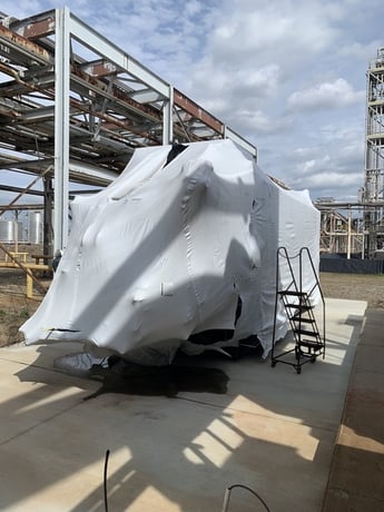 82500 PPH Cleaver-Brooks, " O" type watertube boiler, Natural gas fired, 399 psi, economizer, stack - Image 1