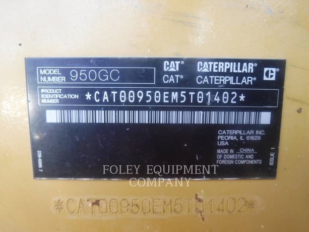 Cat 950GC, Wheel Loader, 6540 hours, S/N: M5T01402, 2018 - Image 6