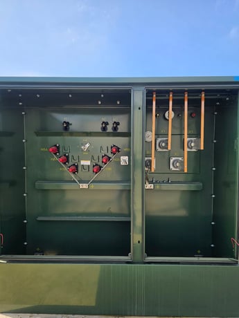 2000 KVA 13200 Delta Primary, 480Y/277 Secondary, IEN Hanchang, 7-Tap, 150kV BIL, DOE 2016, UL Listed, New - Image 3