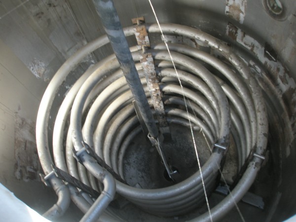 Alloy Crystallizer, 2000 gallon, 6' x 8', agit, coil (4 available) - Image 9