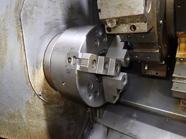 Mazak #SQR-200, CNC Lathe, 3 jaw 9" chuck, 2" bore, Chip Conv., tailstock, Mazatrol PC-Fusion-CNC-640-TE, 1999 - Image 4