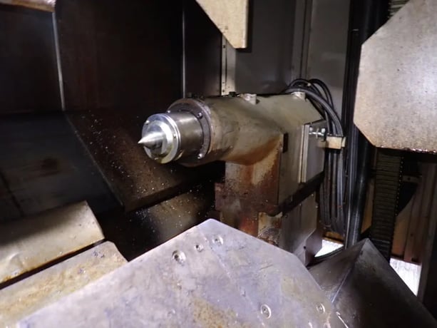Mazak #SQR-200, CNC Lathe, 3 jaw 9" chuck, 2" bore, Chip Conv., tailstock, Mazatrol PC-Fusion-CNC-640-TE, 1999 - Image 6