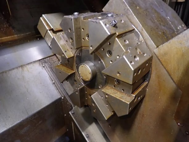 Mazak #SQR-200, CNC Lathe, 3 jaw 9" chuck, 2" bore, Chip Conv., tailstock, Mazatrol PC-Fusion-CNC-640-TE, 1999 - Image 7