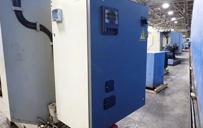 Fanuc #T, CNC vertical machining center, 15" x 27-1/2" capacity, Series O-M Control, 1990 - Image 9
