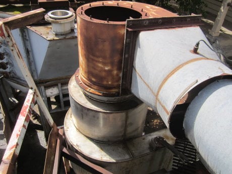 Fisher Klosterman, quench Scrubber, wet, 12000 cfm, 304 Stainless Steel, vertical tank, 30 HP - Image 4