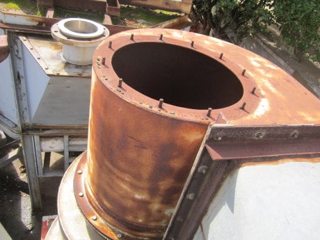 Fisher Klosterman, quench Scrubber, wet, 12000 cfm, 304 Stainless Steel, vertical tank, 30 HP - Image 5