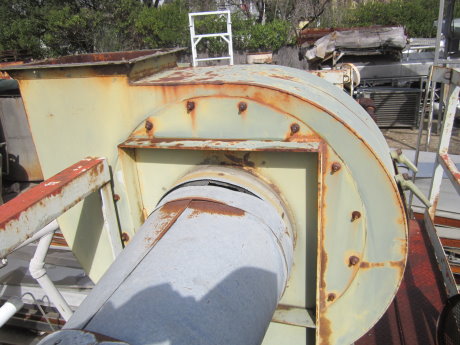 Fisher Klosterman, quench Scrubber, wet, 12000 cfm, 304 Stainless Steel, vertical tank, 30 HP - Image 8