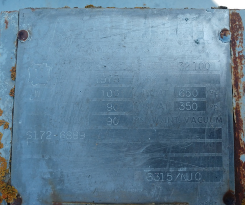 1000 gallon Pfaudler reactor, glass lined, 100 psi, jacketed, S731115 - Image 4