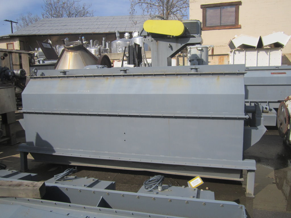 36" x 120" Eriez magnetic separator, Stainless Steel, drum (2 available) - Image 1