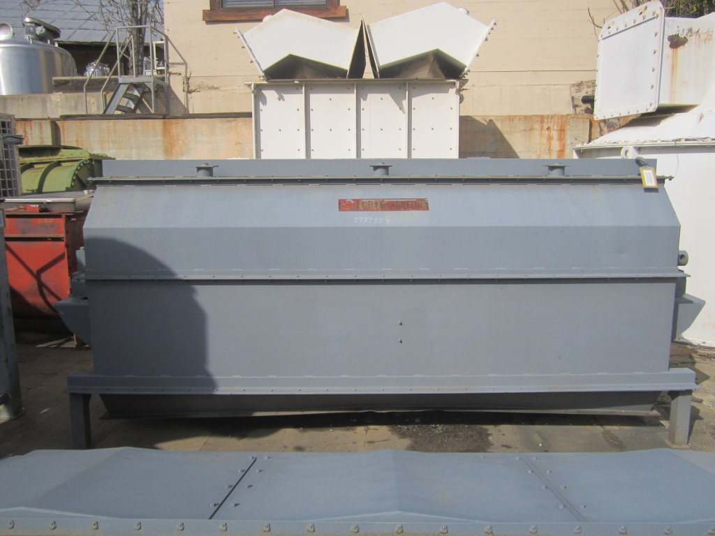 36" x 120" Eriez magnetic separator, Stainless Steel, drum (2 available) - Image 2