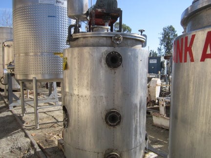 250 gallon Combustion Engineering Howard reactor, Stainless Steel, jacketed, agit - Image 1