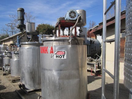 250 gallon Combustion Engineering Howard reactor, Stainless Steel, jacketed, agit - Image 2