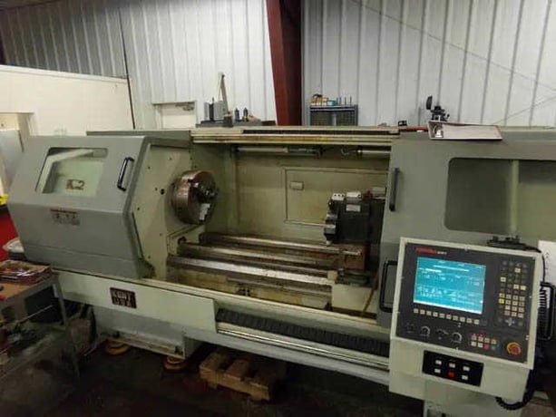 Kent #CKE-2660, CNC Lathe, 26" swing, 60" between centers, 16.9" swing over cross slide, 56" X, 12" Y, 10 HP - Image 1