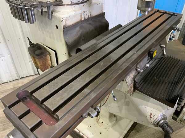 Accu #AC3KV, Ram Type Vertical Mill, 54" x 10" table, 38" X, 18" Y, 18" Z, 5" quill travel, 17-3/4" ram - Image 8