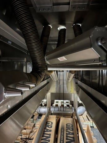 Sleeves Seal, Air Knife Bottle Dryer, Stainless Steel, 9' single-lane drying tunnel, 25 HP Republic - Image 2
