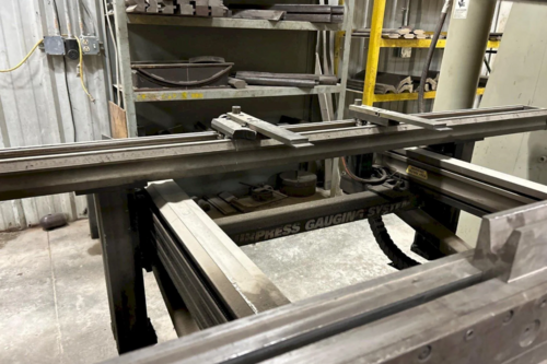 320 Ton, Accurpress #732012-Advantage, Hydraulic Press Brake, 10' overall, 102" between housing, 10" stroke - Image 6