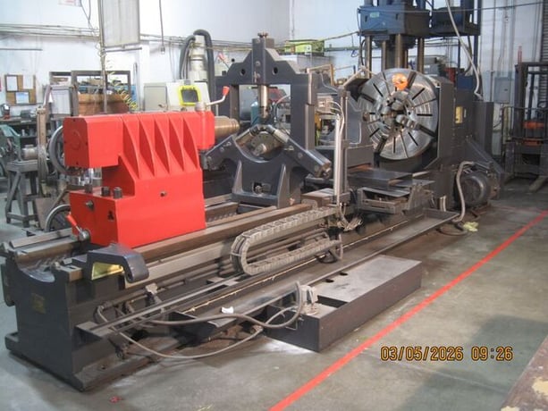 39" x 590" Shenyang #CW61125B, Large Engine Lathe, 24" swing over cross slide, 5" bore, inch/metric thread - Image 3