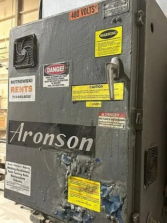 90,000 lb. Aronson #HS80V, Welding Positioner, variable speed - Image 4