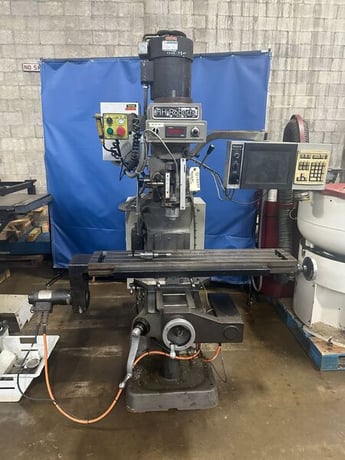 Bridgeport #EZ-Trak-DX, CNC vertical knee mill, 9" x48" table, 2 HP, 36" X, 12" Y, 16" W, 5" Z, R-8, 60-4200 - Image 1