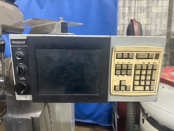 Bridgeport #EZ-Trak-DX, CNC vertical knee mill, 9" x48" table, 2 HP, 36" X, 12" Y, 16" W, 5" Z, R-8, 60-4200 - Image 2