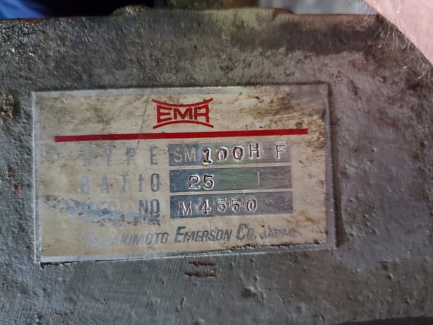 2.5" Emerson #SM100HF, Cold Feed Rubber Extruder, 12:1 L/D ratio, power feed roll, 15 HP Toyo motor, 1250 - Image 8