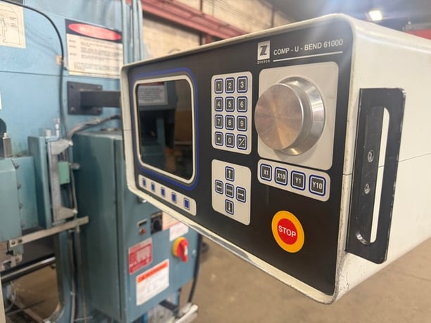 35 Ton, Allsteel #35-6, CNC Hydraulic Press Brake, 6' bending length, 62" between frames, 11.5" open height - Image 7