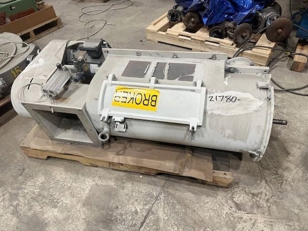 AZO #E650-C1, Rotary Screen, 2 HP Baldor Electric motor, 575 Volts, 2000 - Image 1