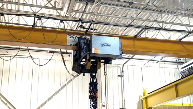 15 Ton, Yale, 29' Span, 26' lift, Class D, pendant, VFD bridge, 2011, #2692 - Image 2