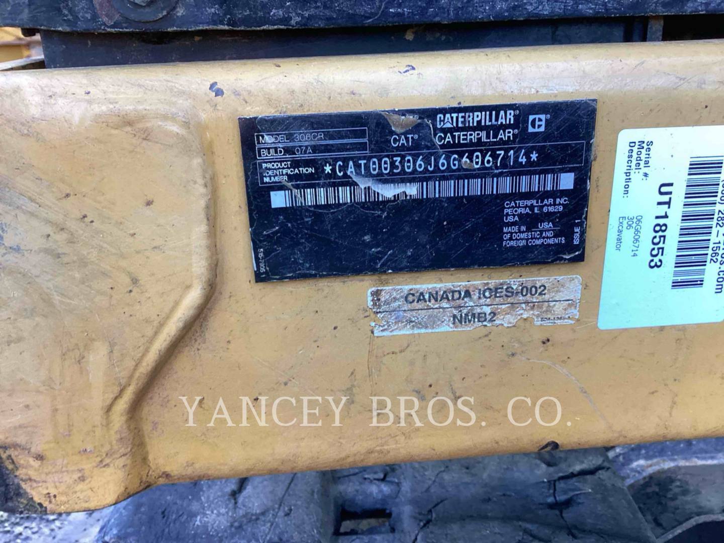 Caterpillar 306, 2547 hours, S/N: 6G606714, 2022 - Image 6