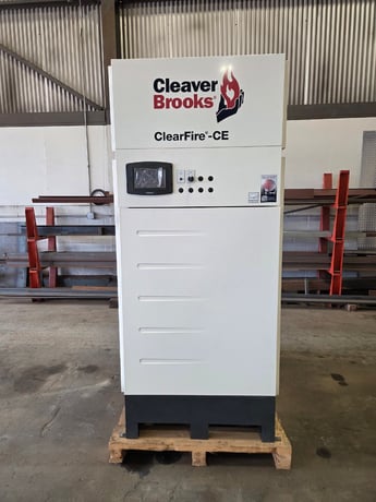 Cleaver-Brooks #CFC-E-1500, Natural gas firetube hot water boiler, 125 psi, 1500 MBH input, 2017 - Image 1