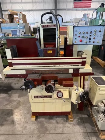 6" x 18" Chevalier #FSG-618AD, automatic surface grinder, 8" x 1/2" x 1-1/4" wheel, 16-82 FPM, hydraulic - Image 9