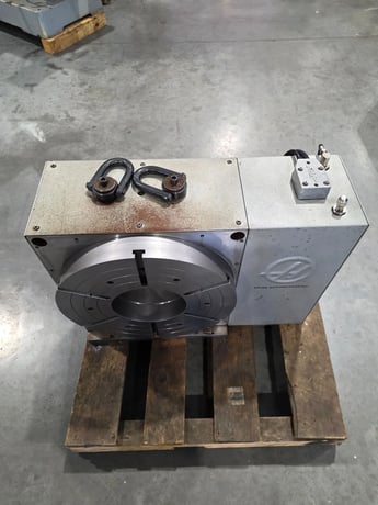 17.7" x 17.7" Haas #HRT-450, CNC rotary table, 4-Axis, 7-3/8" bore, 13.5" worm gear diameter - Image 3