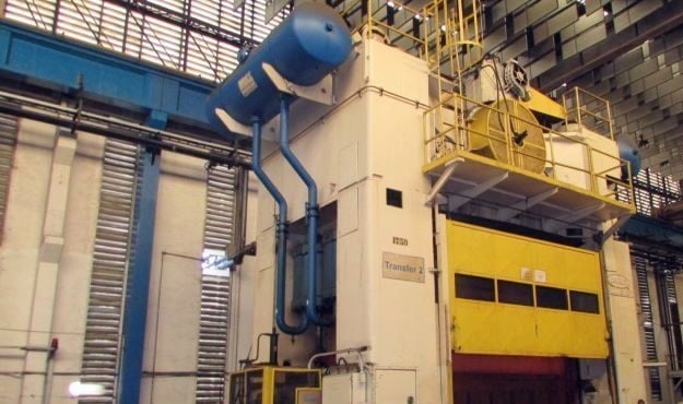 3000 Ton, Danly #S2-3000-156-66TF, straight side double crank press, 16" stroke, 46" Shut Height, 15.9" adj. - Image 7
