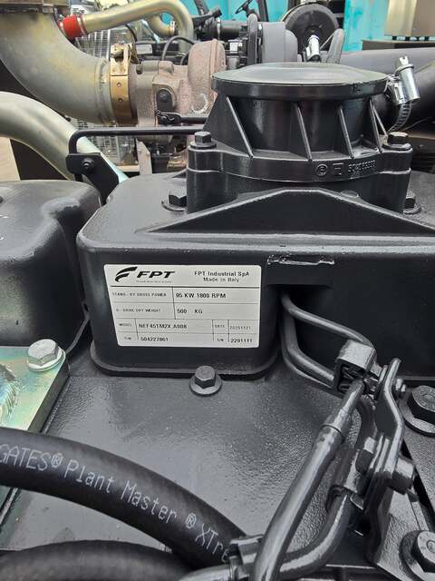 80 KW FPT, Diesel Generator, Powered Open Skid, Tier 4, new - Image 2