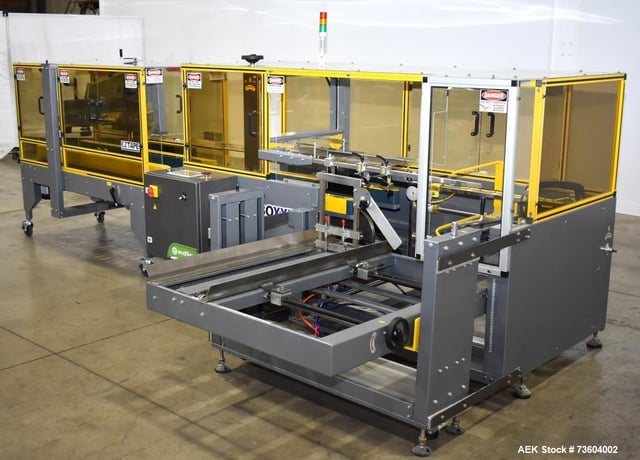 Paxiom Boxxer #T-18, Automatic Case Forming & Sealing System, 18 CPM, 16" x20" carton, Omron PLC - Image 3