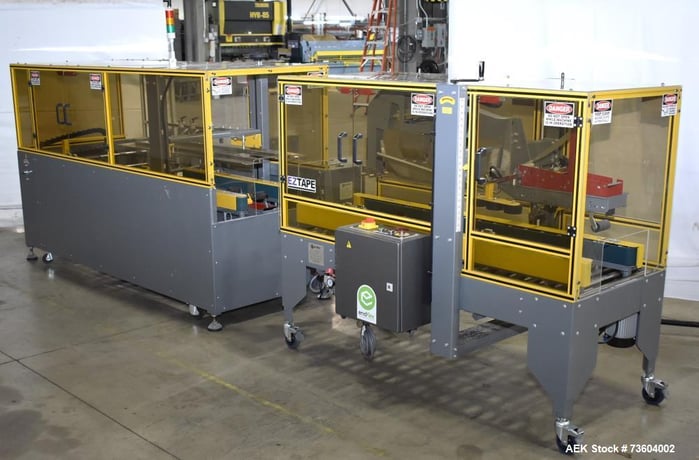 Paxiom Boxxer #T-18, Automatic Case Forming & Sealing System, 18 CPM, 16" x20" carton, Omron PLC - Image 5