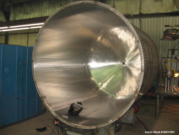 4,000 gallon Storage Tank, 108" diameter x 108" straight side, Atmospheric, Dish Top & Bottom, 304 Stainless - Image 3