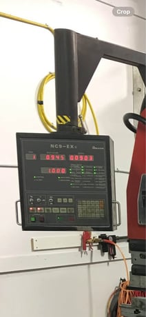 88 Ton, Amada #RG-80, CNC press brake, 8' overall, NC9EXII Control, w/ Tooling, 1988 - Image 3