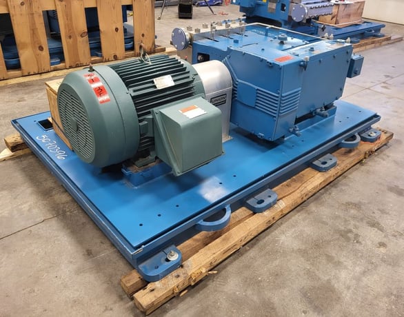 55 GPM @ 870 psi, Union #TD-120, Triplex Reciprocating Pump, 4.25" stroke, 2" steel plungers, SS316 fluid - Image 4