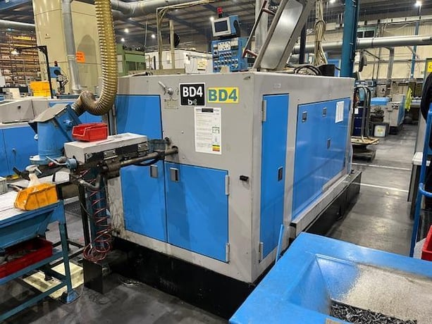 .63" x 5" Asahi Okuma #AOS-10, Cold Header, 1-die, 2-blow, 180 pieces/min., single plane wire straightener - Image 1